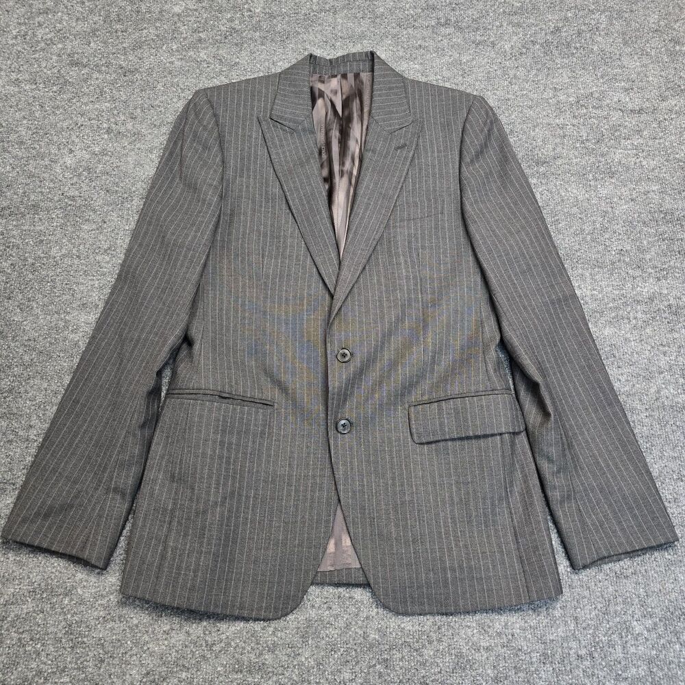 Dolce & Gabbana Stripe 2-Button Blazer Jacket Mens 48 Sport Coat Made In Italy